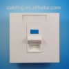 86 Type 45 Degree 1-port Faceplate